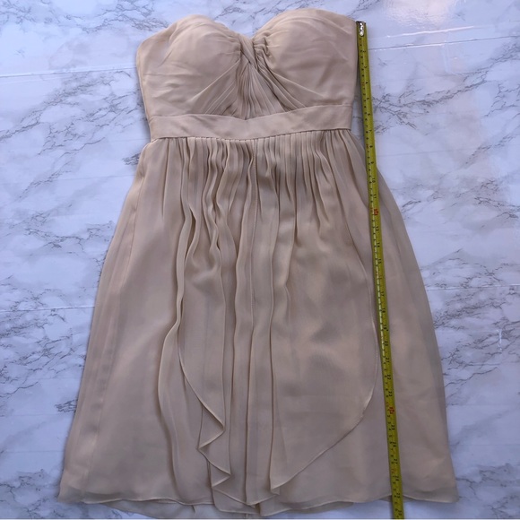 Jenny Yoo Collection Dress Size 2 Strapless Bridesmaid Prom Chiffon - Picture 6 of 11
